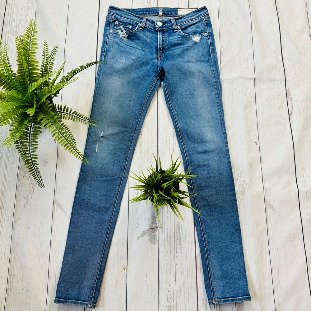 Rag & Bone Skinny Factory Distressed Jeans Size 28